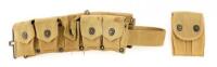 U.S.M.C. 10-Pocket Cartridge Belt & U.S. Model 1911 Double Magazine Pouch