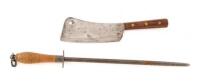 Winchester Cleaver And Honing Rod