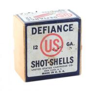 Collectible United States Cartridge Co. Defiance Shotshell Box