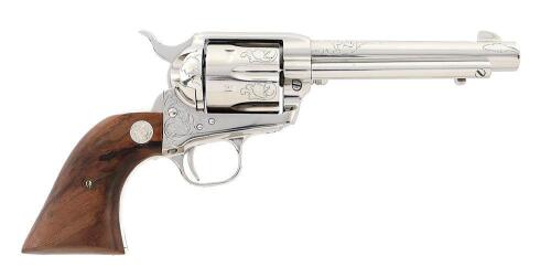 Scarce Factory Engraved Colt Third-Generation Single Action Army European Model Revolver