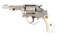 Custom Engraved Smith & Wesson Model 1903 Hand Ejector Revolver