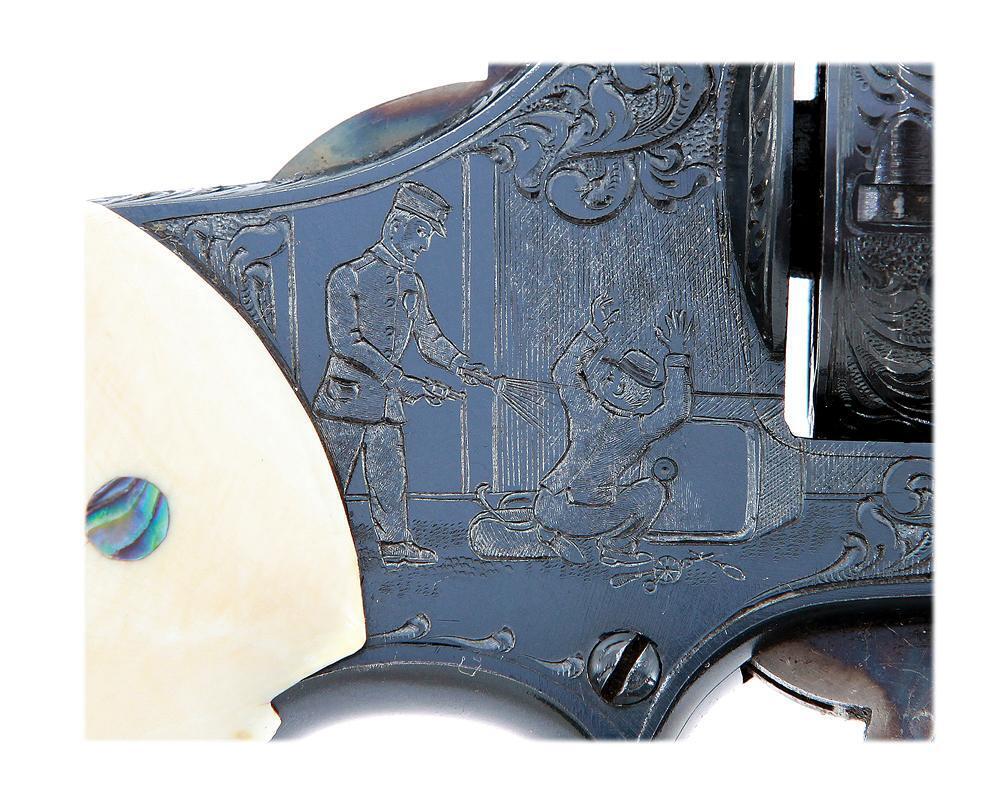 Beautifully Engraved Smith & Wesson Chiefs Special Hand Ejector
