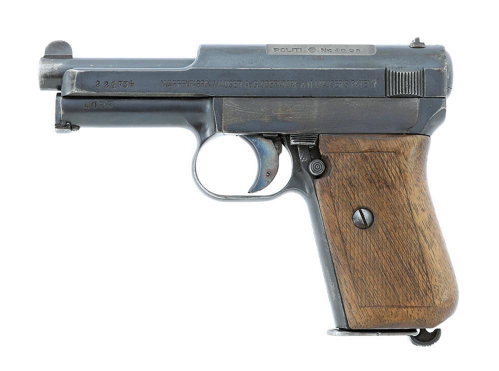 Mauser Model 1934 Semi-Auto Pistol with German & Norwegian Police Markings