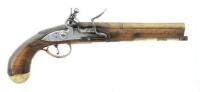 Reproduction Brass Barrel Flintlock Belt Pistol