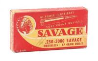 Collectible Box of Savage 250-3000 Cartridges