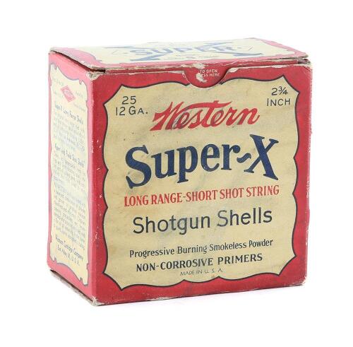 Collectible box Of Western Super-X Short String Shotshells