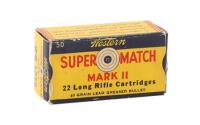 Collectible Box of Western Super Match 22 LR Cartridges