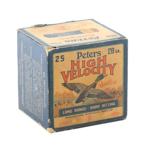 Collectible Peters High Velocity Shotshell Box