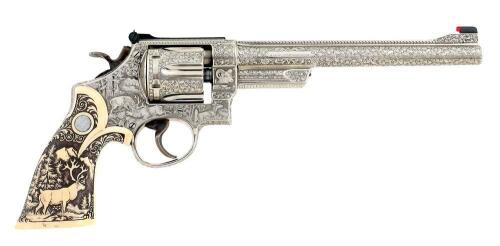 Famed Exhibition Shooter Ernie Lind's ''Worlds Most Highly Embellished Smith & Wesson .357 Magnum Hand Ejector Revolver''