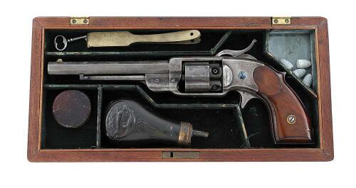 Cased C.R. Alsop Percussion Navy Revolver