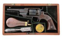 Fine Cased Allen & Wheelock Sidehammer Belt Model Percussion Revolver