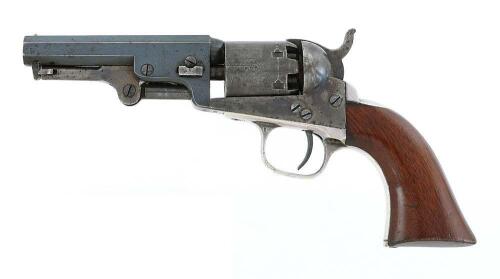 Colt Model 1849 Pocket Revolver Presented to George Dimick, 1st and 12th Vermont Infantry