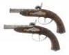 Exquisite Exhibition-Grade Pair of J Adam Kuchenreuter Percussion Pocket Pistols - 2