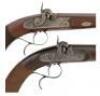 Fantastic Cased Pair of Percussion Pistols by J. E. Evans of Philadelphia - 4