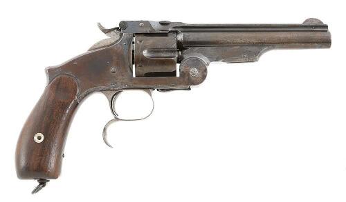 Rare Smith & Wesson No. 3 Third Model Russian Revolver with British Retailer Markings & 5 1/2" Barrel