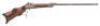 Ornate Austrian Reverse Action Percussion Schuetzen Rifle by Bartusch