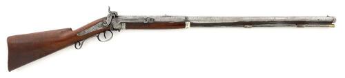 Rare Samuel Adams Patent Combination Break-Open Sporting Percussion Rifle-Shotgun