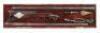 Very Fine Cased New England Two Barrel Set Underhammer Percussion Rifle by Nicanor Kendall - 3