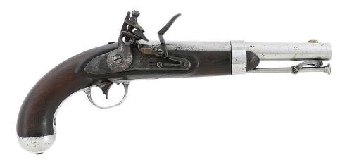 U.S. Model 1836 Flintlock Pistol by Robert Johnson