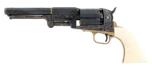 Colt Third Model Dragoon Revolver Custom-Engraved for Colt Historian Kathy Hoyt with Hank Williams Jr. Letter