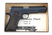 Scarce "Fat Barrel" Colt Super 38 Government Model Semi-Auto Pistol