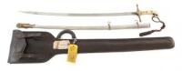 Historic Heirloom Marine Corps Mameluke Sword inscribed to Fred D. Kilgore