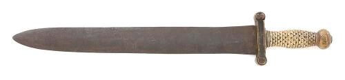 Unmarked Confederate Artillery Short Sword