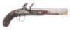 British Flintlock Dueling Pistol by Weston