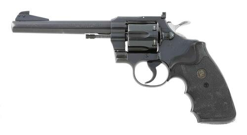 Colt Officers Model Match Revolver with Police Markings