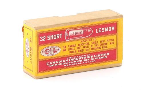 Collectible Box of C-I-L Dominion 32 Short Rimfire