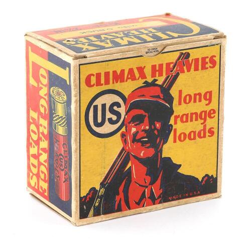 Collectible Box of US Cartridge Co. 10 Ga. Climax Heavies Shotshells