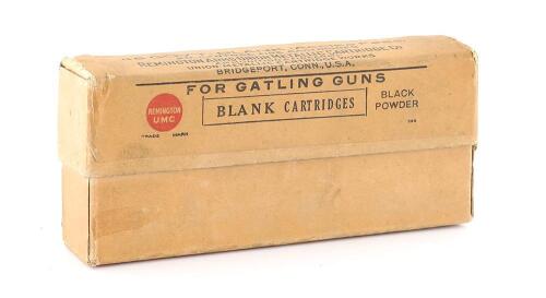 Collectible Box of Remington UMC .45 GOV'T Blank Gatling Gun Cartridges