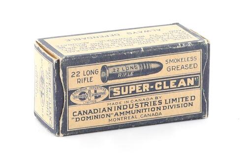 Collectible Box of C-I-L Canadian Government Super-Clean 22 LR