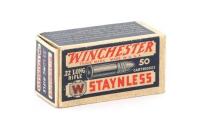 Vintage Box of Winchester Staynless 22 LR Cartridges