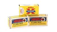 Vintage Boxes of Western 22 LR Cartridges