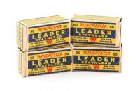 Vintage Boxes of Winchester Leader Staynless 22 LR Cartridges