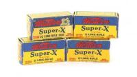 Vintage Boxes of Western Super-X 22 LR Cartridges