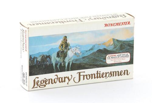 Collectible Box of Winchester Legendary Frontiersman 38-55 Ammunition