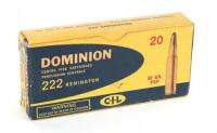 Vintage Box of Dominion 222 Remington