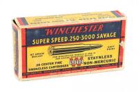 Collectible Box of Winchester Super Speed 250-3000 Savage