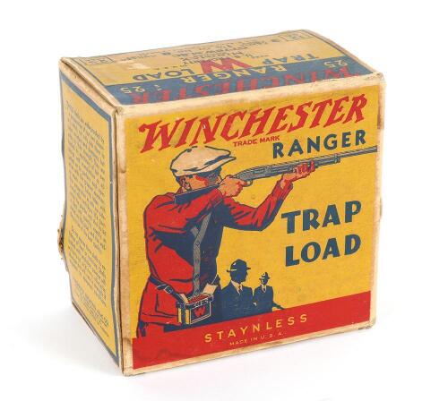 Collectible Box of Winchester Ranger Trap Loads U.S. Property Marked