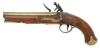 British Brass Barrel Flintlock Coat Pistol by D. Egg - 2