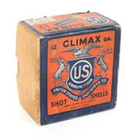 Vintage Box of U.S. Cartridge Co. Climax Shotshells