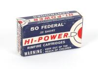 Vintage Box of Federal Hi-Power 22 Short