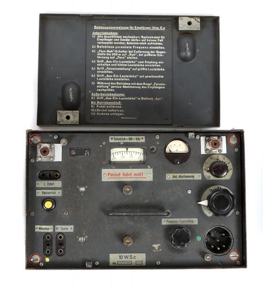 WWII German FuG 5 Panzer Radio Set