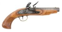 Unmarked Contemporary Single Shot Flintlock Pistol