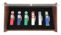 Franklin Mint Collector Series Gas Station Cased Knife Set