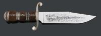 Franklin Mint Collectible Frontier Bowie Knife