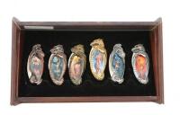 Franklin Mint Collector Series Boris Vallejo Fantasy Pinup Cased Knife Set