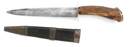 Antique Handmade Sheath Knife